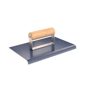 BonTradeTough 22 - 936 Edger - Blue Steel 9" X 6" - 3/8" Radius 1/2" Lip Wood Handle (12 - Pack) | Concrete Tool for Pros - Pack of 12 - Bayou Tool