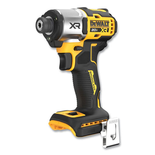 DeWalt 20V MAX XR® 3 - Speed Brushless Impact Driver, 1/4" Hex, 3400 RPM, 12V, Bare Tool w/ Belt Hook - Bayou Tool