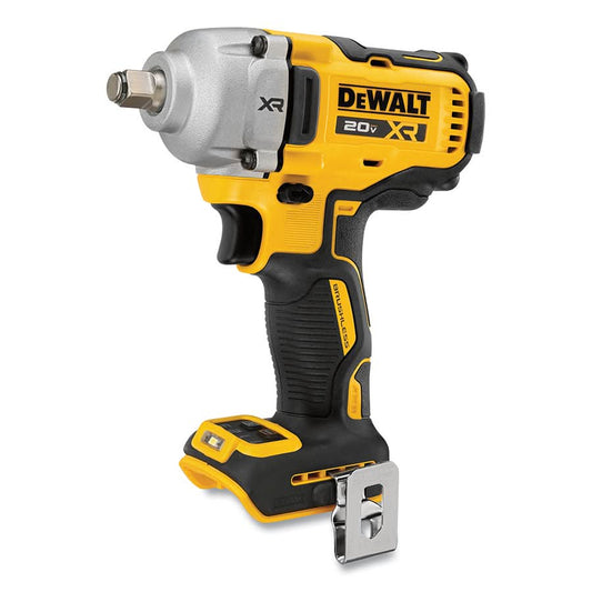 DeWalt 20V MAX XR® Compact Mid - Range Cordless Impact Wrench, 1/2" Drive, 2000 RPM, Pistol Grip Handle - Bayou Tool