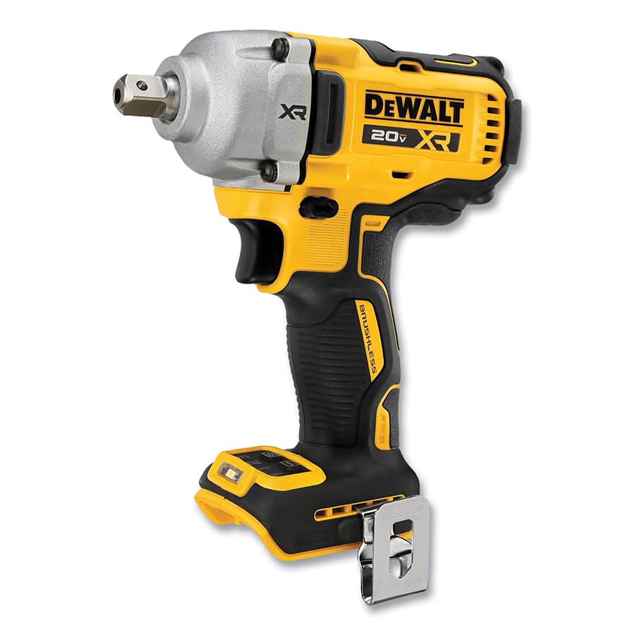 DeWalt 20V MAX XR® Mid - Range Impact Wrench, 1/2" Drive, 2000 RPM, Detent Pin Anvil - Bayou Tool