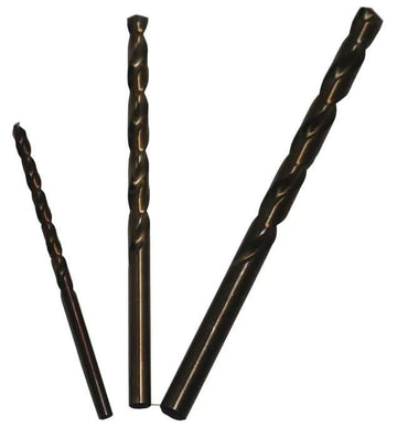 Drill America - 1/8 - 1/4 3 Piece Cobalt Heavy Duty Standard Jobber Length Drill Bit Sample Set - Bayou Tool
