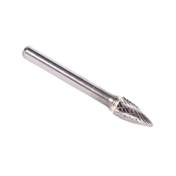 SG-3 3/8" X 3/4" Tree Pointed End Carbide Bur 1/4" Shank - High Performance & Durable Cutting Tool | Drill America