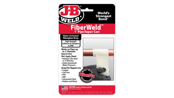J - B Weld FiberWeld 1" Pipe Repair Cast | Fiberglass Reinforced, High - Strength Pipe Repair Wrap - Bayou Tool