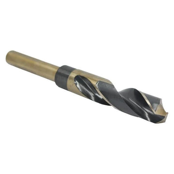 7/8" HSS Black & Gold Drill Bit with Reduced 1/2" 3-Flat Shank, Contractor Series - High Performance & Durable Cutting Tool | Drill America