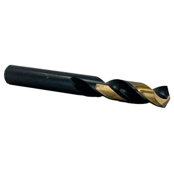 1/4" HSS Black & Gold Split Point Stub Drill Bit, Contractor Series - High Performance & Durable Cutting Tool | Drill America