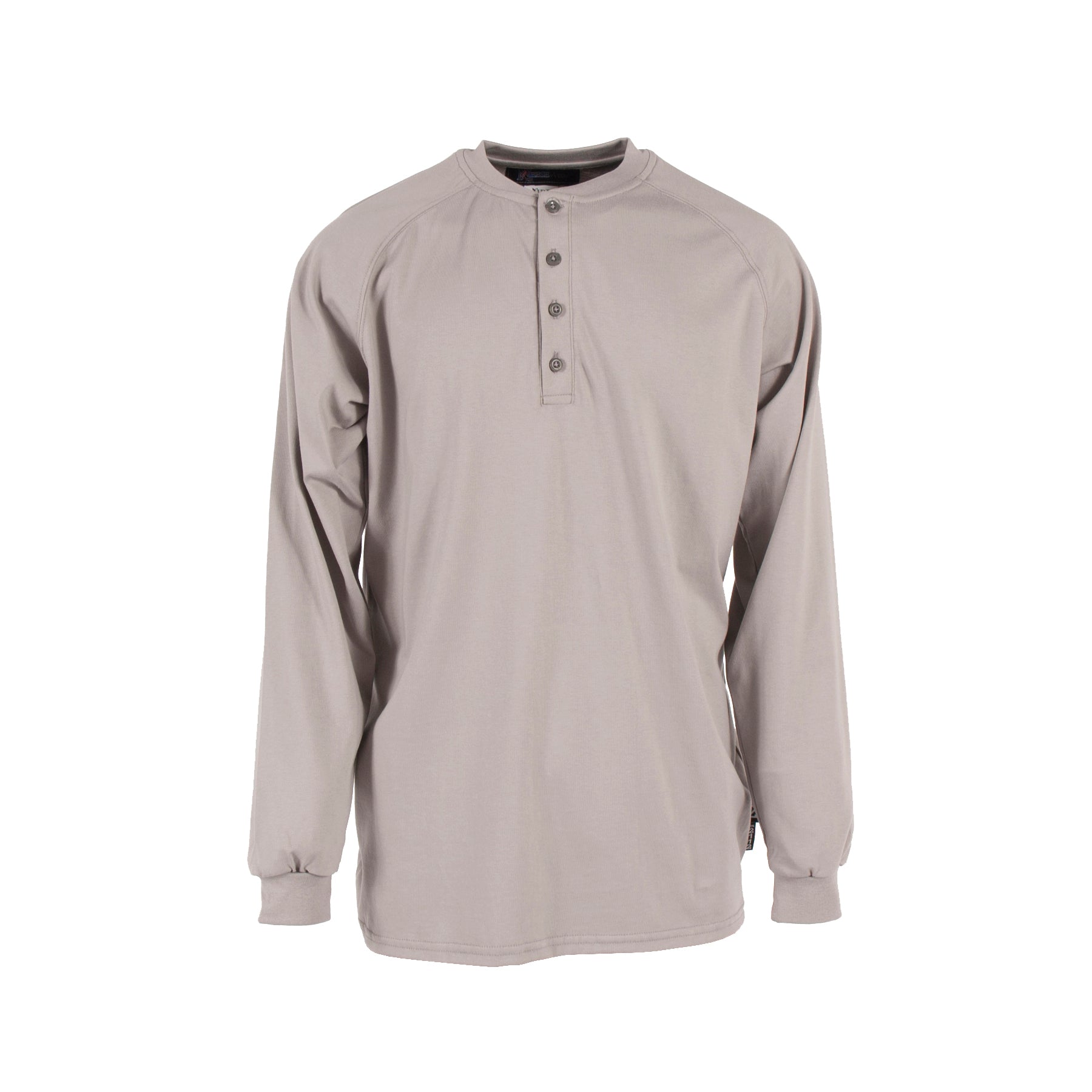 Neese 6 oz Cotton FR Henley Shirt (CAT 2) - Bayou Tool