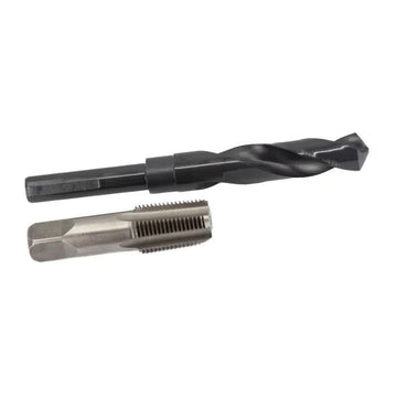 1/2" Carbon Steel NPT Pipe Tap and 23/32" HSS Drill Bit Kit - High Performance & Durable Cutting Tool | Drill America