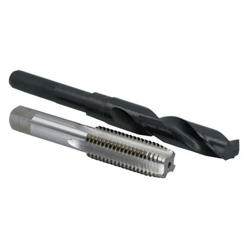 5/8"-18 UNF HSS Plug Tap and 37/64" HSS 1/2" Shank Drill Bit Kit - High Performance & Durable Cutting Tool | Drill America