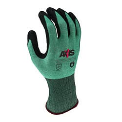 Radians 18g Cut Resistant Gloves - Green HPPE with Micro Foam Nitrile Coating - Bayou Tool