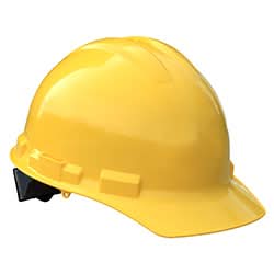 Radians 6 Pt Hard Hat - Sleek and Stylish Protection Adjustable Ratchet Ideal for Safety Work - Bayou Tool