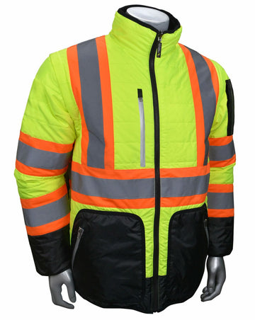 Radians - Class 3 Quilted Rev X - Back Jacket - Bayou Tool