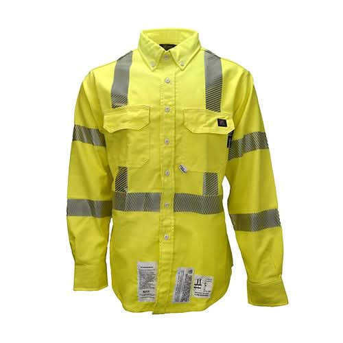 Radians - Neese 7 oz Ultra - Soft High Visibility Class 3 FR Shirt (CAT 2) - Bayou Tool