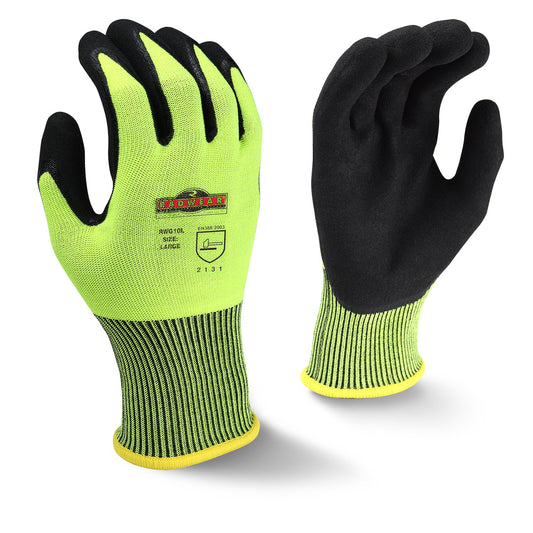 Radians RWG10 Radwear® Silver Series High Visibility Knit Dip Glove - Bayou Tool