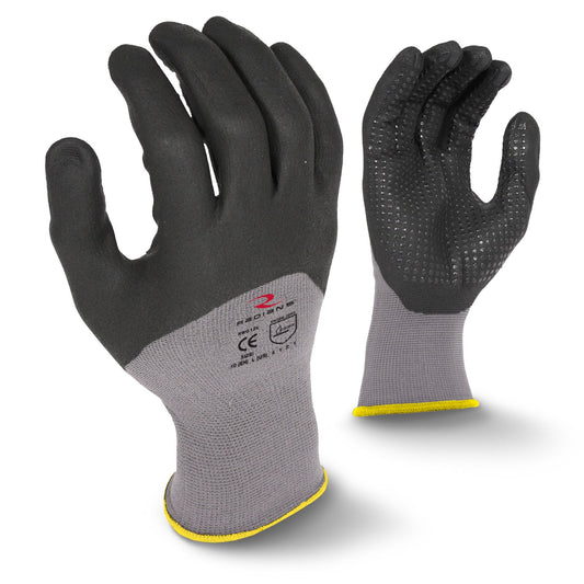 Radians RWG12 3/4 Foam Dipped Dotted Nitrile Glove - Bayou Tool