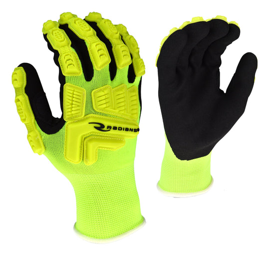 Radians RWG21 High Visibility Work Glove with TPR - Bayou Tool