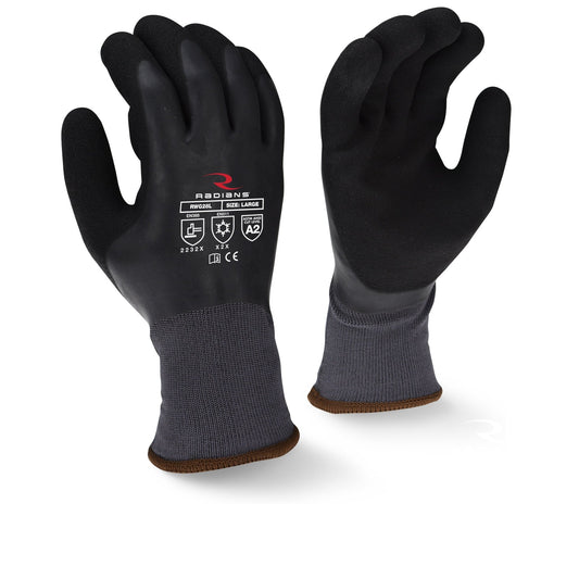 Radians RWG28 Cut Protection Level A2 Dipped Waterproof Winter Gripper Glove - Bayou Tool
