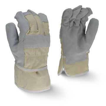 Radians RWG3200W Regular Shoulder Gray Split Cowhide Leather Glove - Bayou Tool
