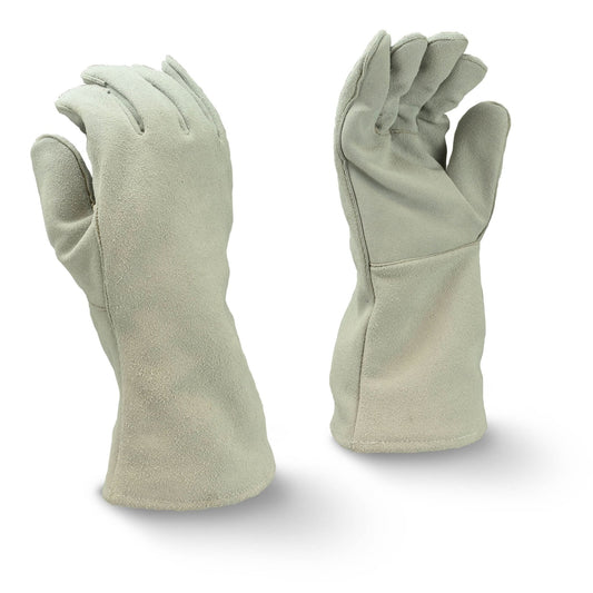 Radians RWG5100 Gray Split Economy Shoulder Cowhide Leather Welding Glove - Bayou Tool