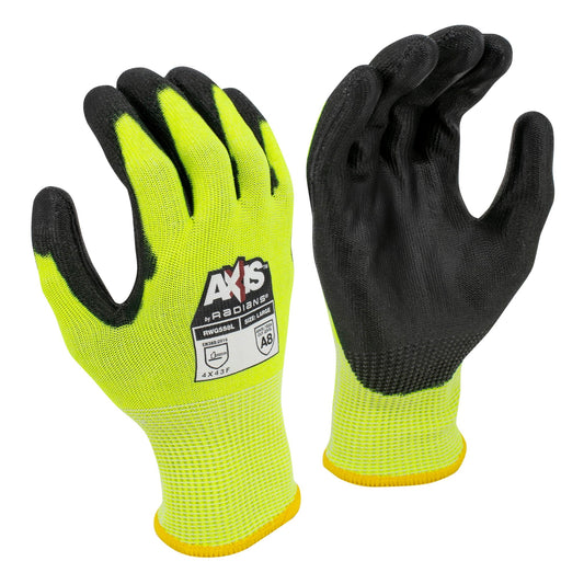 Radians RWG558 AXIS Cut Protection Level A8 PU Coated Glove - Bayou Tool