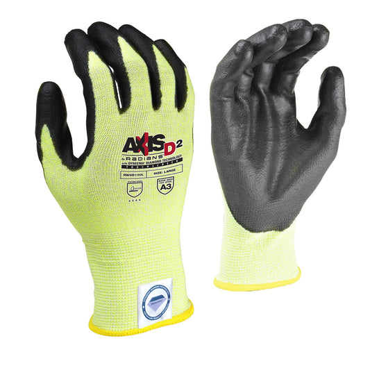 Radians RWGD100 AXIS D2 Dyneema® Cut Protection Level A4 Touchscreen Glove - Bayou Tool