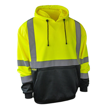 Radians SJ02B - 3 Class 3 Color Blocked Hooded Sweatshirt - Bayou Tool