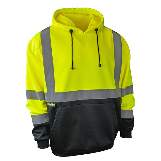 Radians SJ02B - 3 Class 3 Color Blocked Hooded Sweatshirt - Bayou Tool