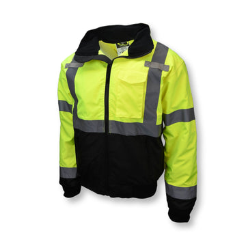 Radians SJ110B Class 3 Two - in - One High Visibility Bomber Safety Jacket - Bayou Tool
