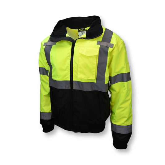 Radians SJ110B Class 3 Two - in - One High Visibility Bomber Safety Jacket - Bayou Tool