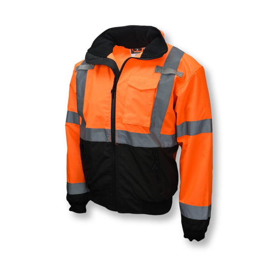 Radians SJ110B Class 3 Two - in - One High Visibility Bomber Safety Jacket - Bayou Tool