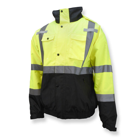 Radians SJ320 3 - in - 1 Durable Ripstop Bomber Jacket with Color Blocking - Bayou Tool