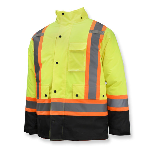 Radians SJ610B Weatherproof Parka with Zip - Out Reversible Bomber Jacket - Bayou Tool