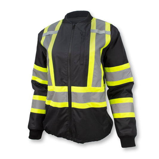 Radians SJ910B - 1ZGW Womens Class 1 Hi - Vis Bomber Jacket - Bayou Tool