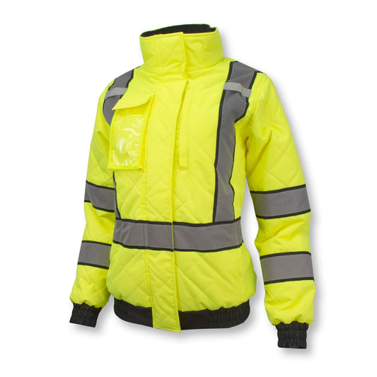 Radians SJ930 - 3 Women's Class 3 Quilted Bomber Jacket - Bayou Tool