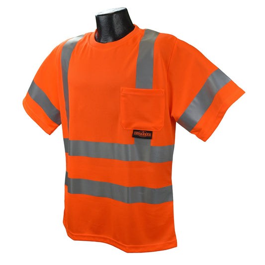 Radians ST11 - 3 Type R Class 3 Short Sleeve T-Shirt With Max - Dri - Bayou Tool