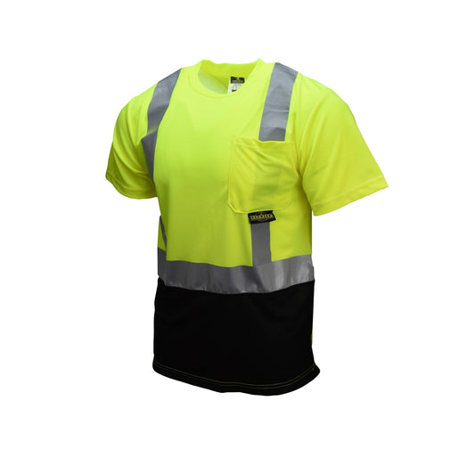 Radians ST11B Type R Class 2 Short Sleeve Black Bottom T-Shirt - Bayou Tool