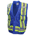 Radians SV030X - 1 Heavy Duty 12 - Pocket Cruiser Vest with Back Pouch X - Back - Bayou Tool