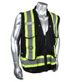 Radians SV030X - 1 Heavy Duty 12 - Pocket Cruiser Vest with Back Pouch X - Back - Bayou Tool