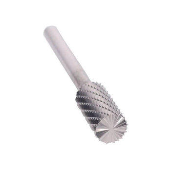SB - 3B 3/8" X 1 - 1/2" Cylindrical End Cut Carbide Bur 1/4" Shank - High Performance & Durable Cutting Tool | Drill America - Bayou Tool
