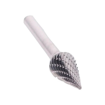 SM - 5 1/2" X 7/8" Cone Pointed End Carbide Bur 1/4" Shank - High Performance & Durable Cutting Tool | Drill America - Bayou Tool