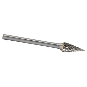 SM - 81 3/16" X 1/2" Cone Pointed End Carbide Bur 3/16" Shank - High Performance & Durable Cutting Tool | Drill America - Bayou Tool