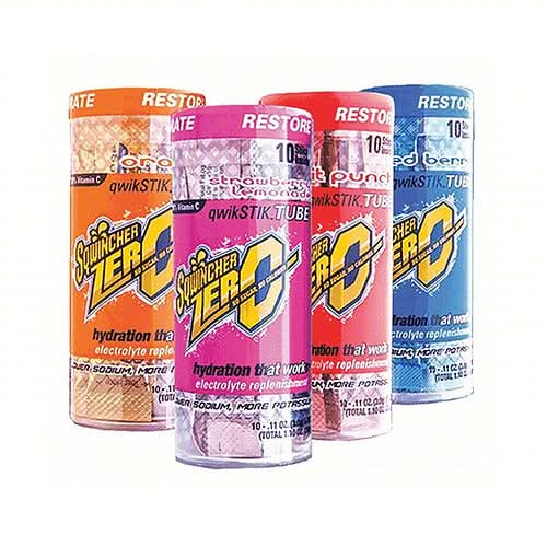 SQWINCHER Sports Drink Mix: Assorted Flavors, Sugar Free, 200 Pack - Bayou Tool