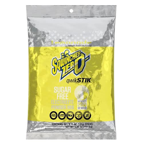 Sqwincher Zero Qwik Stik 50 pack, Sugar Free .11 0z - Bayou Tool