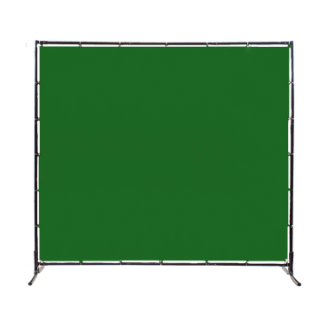 Techniweld 6x6 Green Welding Screen – 14 Mil Flame - Resistant Protection for Safe Welding Environments - Bayou Tool