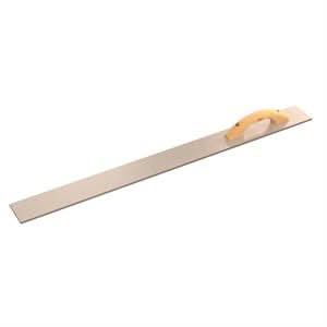 WhaLite 22 - 808 Thin Hand Float "Lite" 42" X 3 - 3/4" X 1/4" Wood Handle Magnesium blade with H - shape profile | Concrete Tool for Pros - Bayou Tool