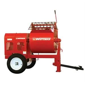 Whiteman 35 - 192 Mortar Mixer Steel - Drum 6.3 Cubic Feet ,Towable Honda 4.8Hp Engine| Masonry Tool for Pros - Bayou Tool