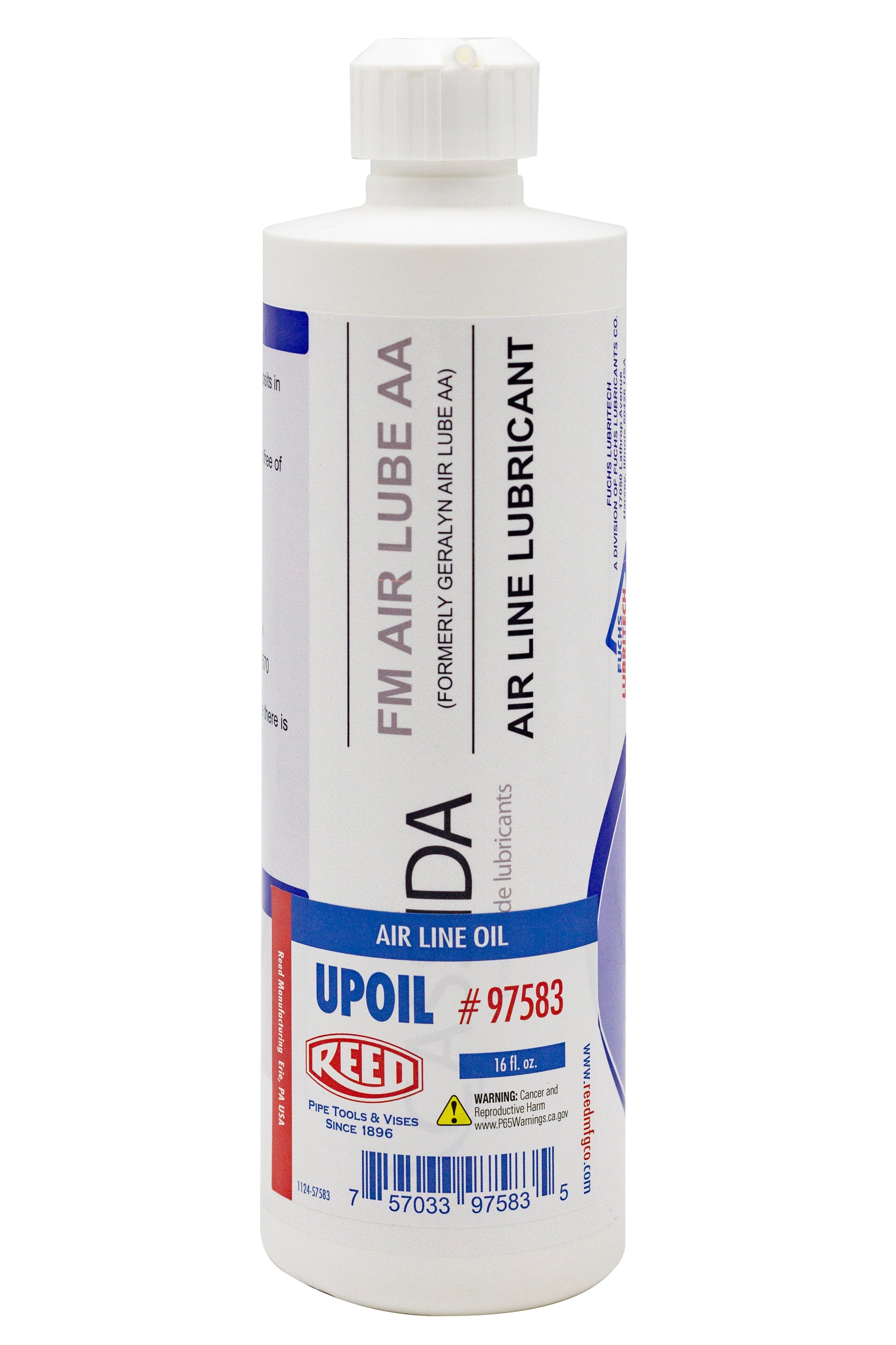 REED Upf Fm Airl Lube Aa  Designed for Use in Brass Coupling and Threaded Pipework by Reed Mfg - Pipeline Tool
