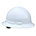 a white hard hat on a white background