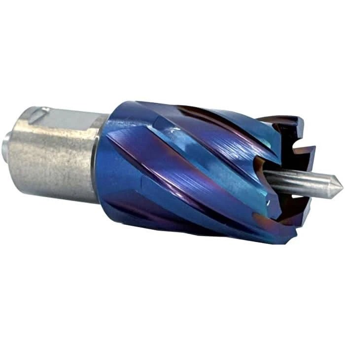 1 - 1/16" X 2" nACo (Nano - Composite) Coated Blue Annular Cutter - High Performance & Durable Cutting Tool | Drill America - Bayou Tool