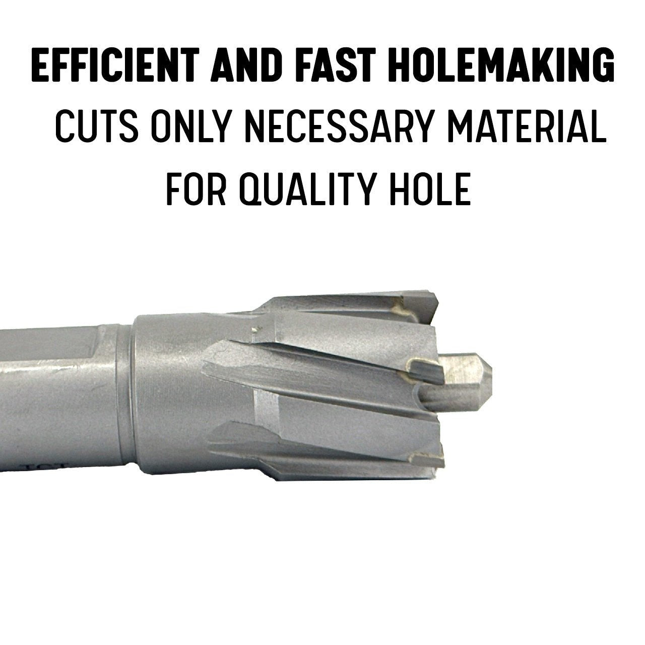 1 - 1/4" X 1 - 3/8" Carbide Tipped Annular Cutter with Pilot Pin - High Performance & Durable Cutting Tool | Drill America - Bayou Tool
