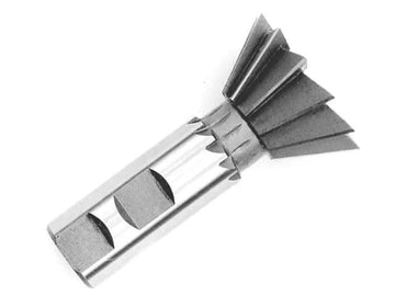 1 - 3/8" 45 Degree HSS Weldon Shank Dovetail Cutter - High Performance & Durable Cutting Tool | Drill America - Bayou Tool